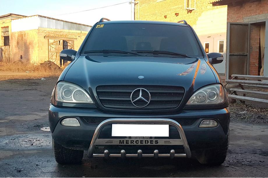 Mercedes ML W163 1997–2005 Bullbar WT004 (rustfrit stål) Foto 2