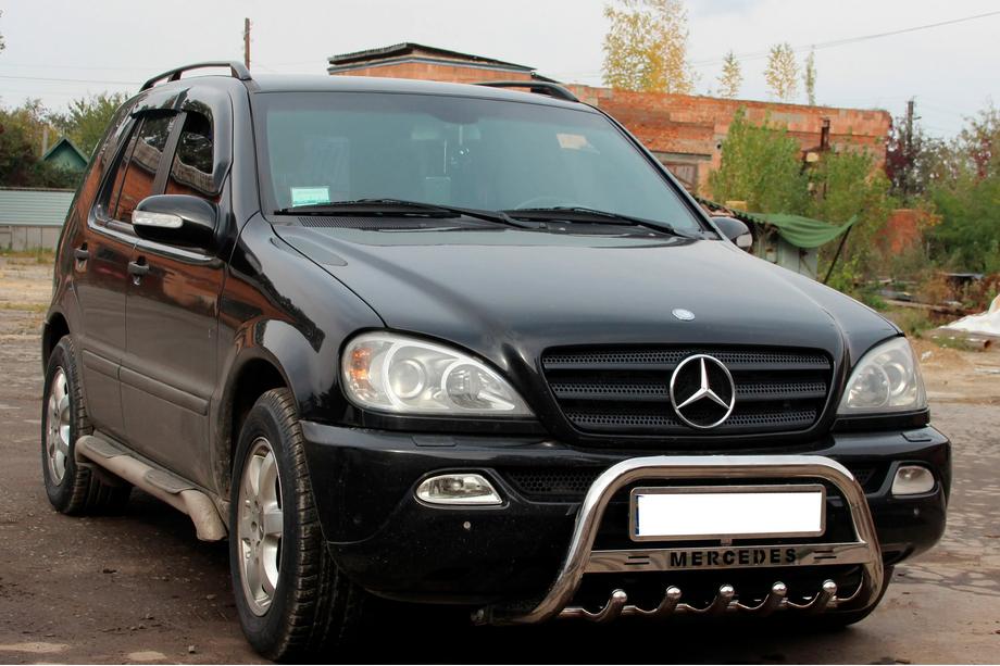 Mercedes ML W163 1997–2005 Bullbar WT004 (rustfrit stål) Foto 4