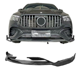 Mercedes GLE W167 2018– Frontlæbe til forreste kofanger Lip (til GLE53/AMG-Line 2023-2026, carbon) foto 1