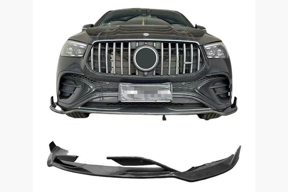 Mercedes GLE W167 2018– Frontlæbe til forreste kofanger Lip (til GLE53/AMG-Line 2023-2026, carbon) Image