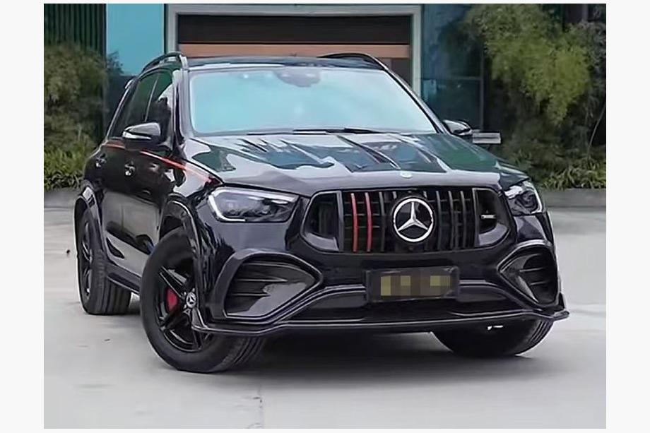 Mercedes GLE W167 2018– Frontlæbe / kofangerlæbe til forreste kofanger (til GLE53/AMG-Line 2023-2026, Carbon) Image