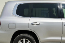 Lexus LX570/450d 2008–2022 Komplet vinduesrammelister Design 2025 (2008-2015, rustfrit stål) foto 2