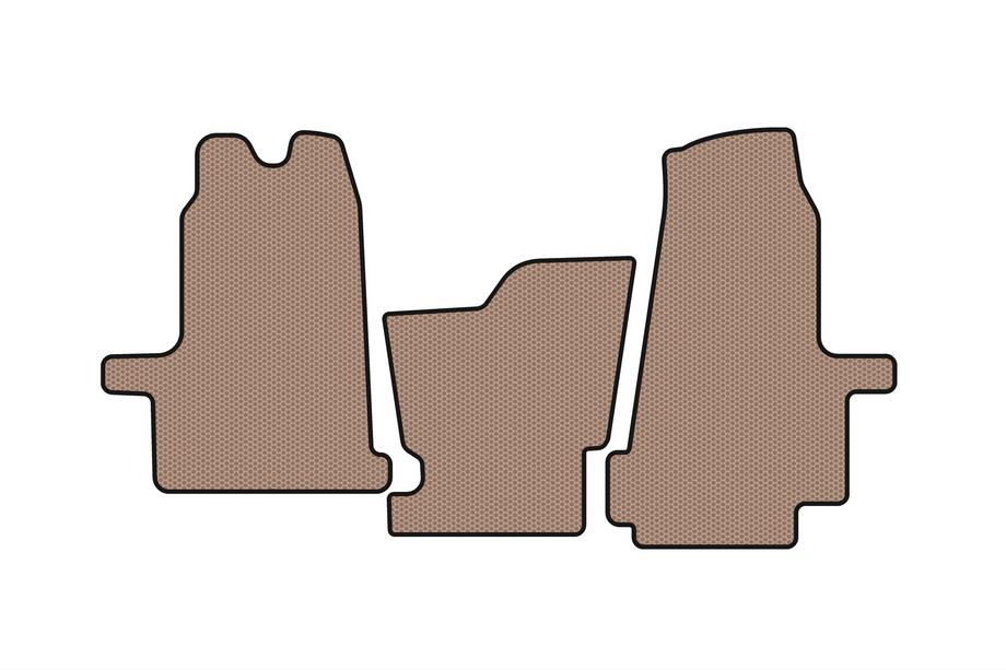 Ford Transit 2000–2014 Gummimåtter Carsuit (2000-2006, automatgear, beige) Image