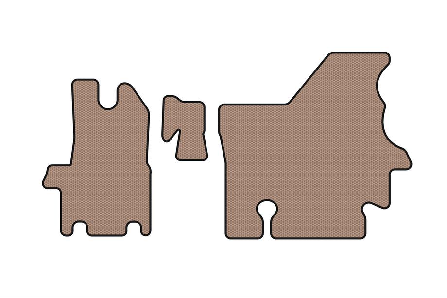 Renault Master 1998–2010 Gummimåtter Carsuit (1998-2003, beige) Image