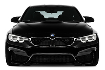 BMW 3-serie F30/F31 2012–2019 M-Look nyregrill (til F80, sort højglans med kromkant) foto 1