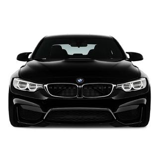 M-Look nyregrill (til F80, sort højglans med kromkant) BMW 3-serie F30/F31 2012–2019 foto 1