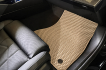 BMW 5/i5-serie G60/G60E/G61 2023– EVA bilmåtter (til G60/61, beige) foto 2