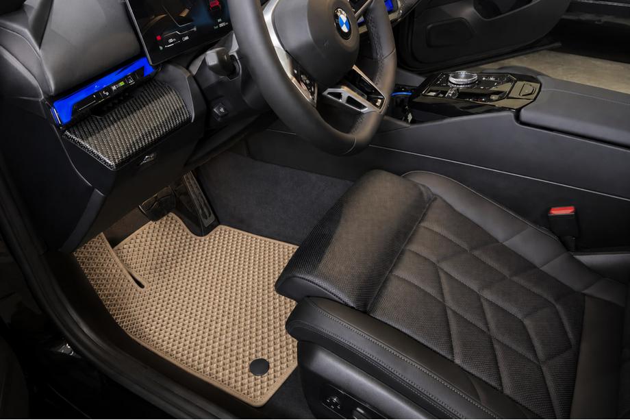 BMW 5/i5-serie G60/G60E/G61 2023– EVA bilmåtter (til G60/61, beige) Image