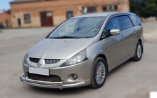Mitsubishi Grandis 2003–2011 Frontbøjle ST014 (rustfrit stål) Ø60/42 mm foto 2