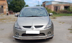 Mitsubishi Grandis 2003–2011 Frontbøjle ST014 (rustfrit stål) Ø60/42 mm foto 1