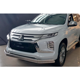 Frontbøjle F3-60 (2020+, rostfri) Mitsubishi Pajero Sport 2015– foto 2