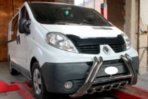 Opel Vivaro 2001–2015 Kængurubøjle F1-01 (rustfrit stål) foto 3