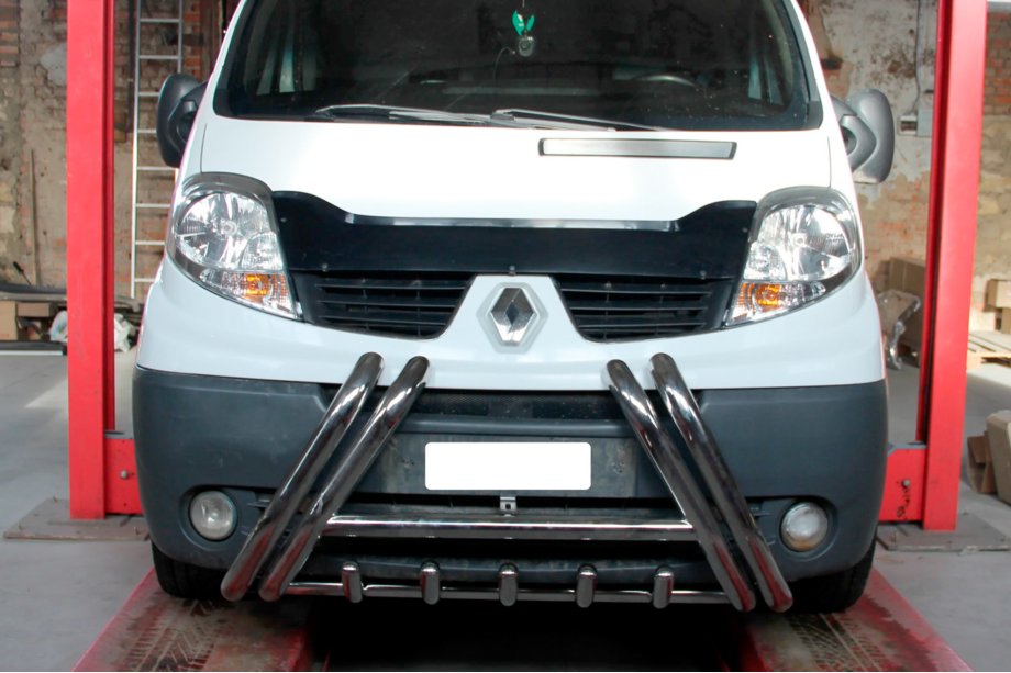 Opel Vivaro 2001–2015 Kængurubøjle F1-01 (rustfrit stål) Image