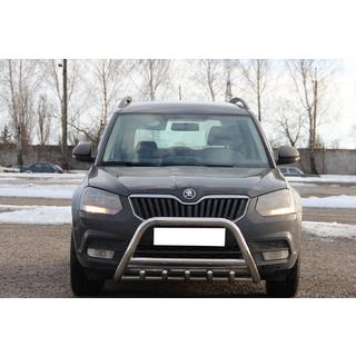 Kængurugitter WT003 (rustfrit stål) Skoda Yeti 2009–2017 foto 1