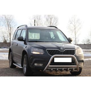 Kængurugitter WT003 (rustfrit stål) Skoda Yeti 2009–2017 foto 4