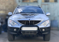 SsangYong Kyron 2005–2014 Kængurugitter Black WT003 (rustfrit stål) foto 1