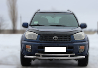 Toyota Rav 4 2001–2005 Frontbeskyttelse ST014-1 (rustfrit stål) foto 1