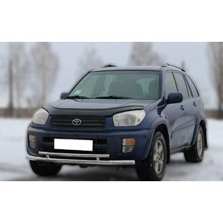 Frontbeskyttelse ST014-1 (rustfrit stål) Toyota Rav 4 2001–2005 foto 3