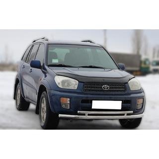 Frontbeskyttelse ST014-1 (rustfrit stål) Toyota Rav 4 2001–2005 foto 2