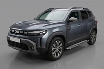 Dacia Duster 2024– Sidetrin Maydos V2 (2 stk., aluminium ↗ rustfrit stål) foto 1