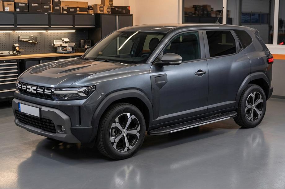Renault Duster 2024– Sideskørter Bosphore Grey (2 stk., aluminium) Image