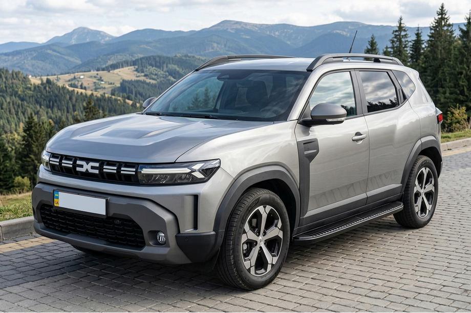 Renault Duster 2024– Sidetrin Tayga Black V1 (2 stk., aluminium) Image