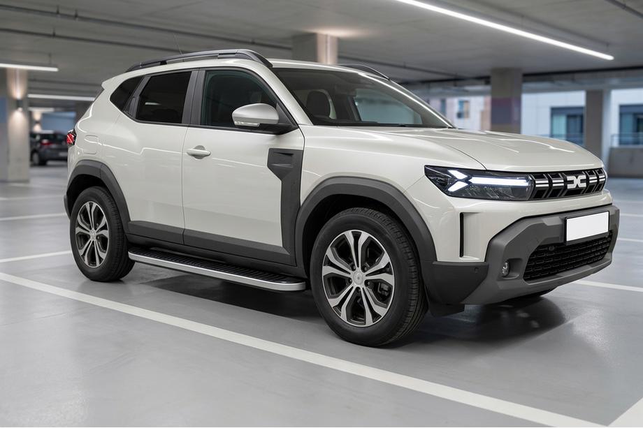 Renault Duster 2024– Sidestrin Tayga Grey V1 (2 stk., aluminium) Image