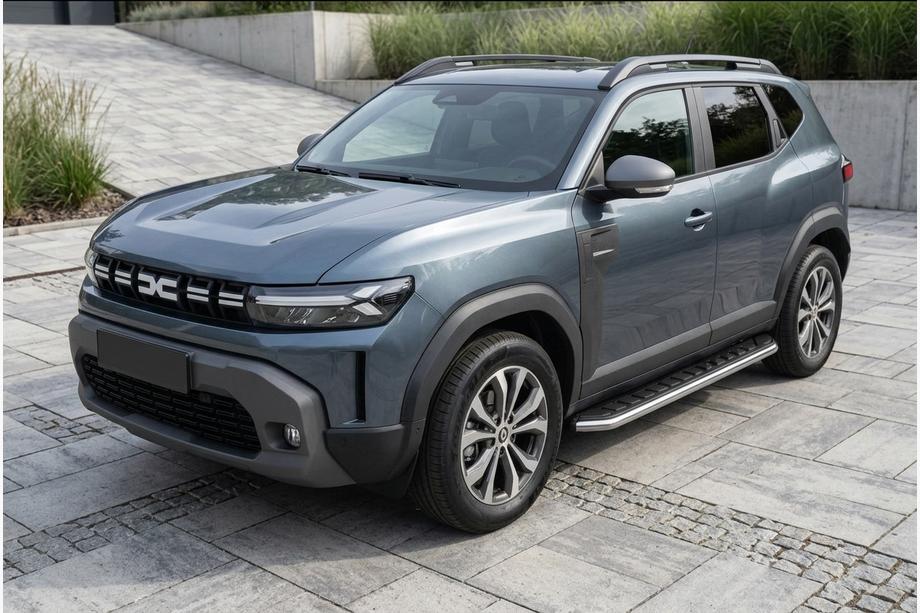 Renault Duster 2024– Sidetrin Fullmond (2 stk., aluminium) Image