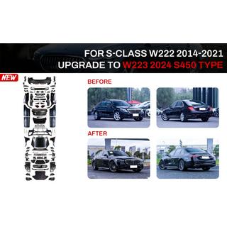 Restyling-kit til W223 AMG Line (med dørhåndtag og indsatser)