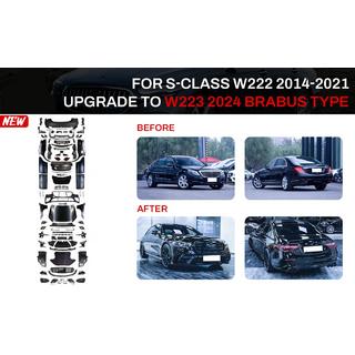 Restyling-sæt til W223 BRB (med dørhåndtag og indsatslister)