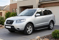 Hyundai Santa Fe 2 2006–2012 Duru sidetrin (2 stk., aluminium) foto 1
