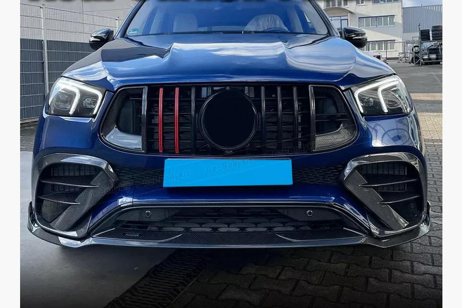 Mercedes GLE Coupé C167 2019– Kølergrill GT Panamericana GT-R Carbon (til AMG-Line/GLE53/GLE63 2019-2023) Foto 8