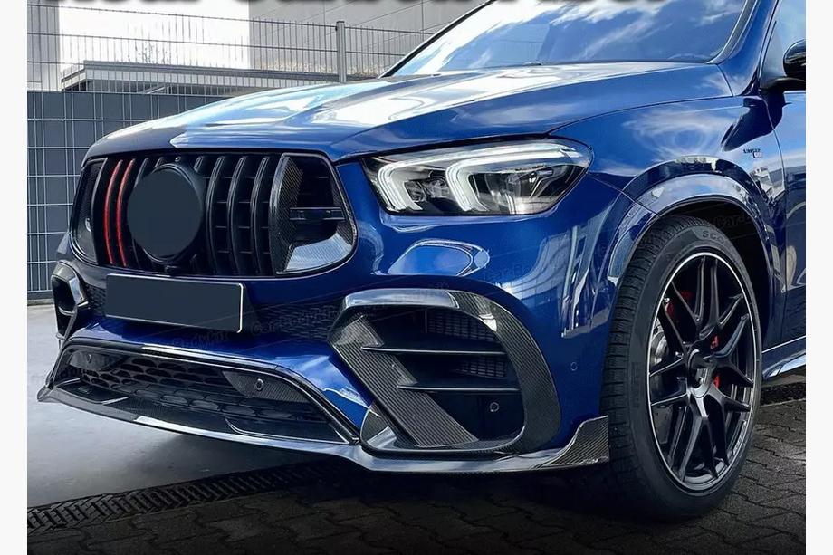 Mercedes GLE Coupé C167 2019– Kølergrill GT Panamericana GT-R Carbon (til AMG-Line/GLE53/GLE63 2019-2023) Foto 9