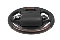 Toyota Land Cruiser Prado 150 2009–2023 Opvarmet rat (mørkt træ) foto 5