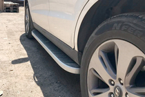 Hyundai Santa Fe 2 2006–2012 Sidetrin Tayga Grey (2 stk., aluminium) foto 5