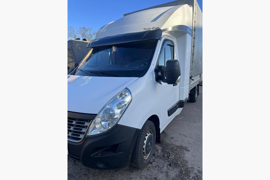 Nissan NV400 2010–2024 Forrudevisir V1 (sort højglans, 5 mm) Foto 4