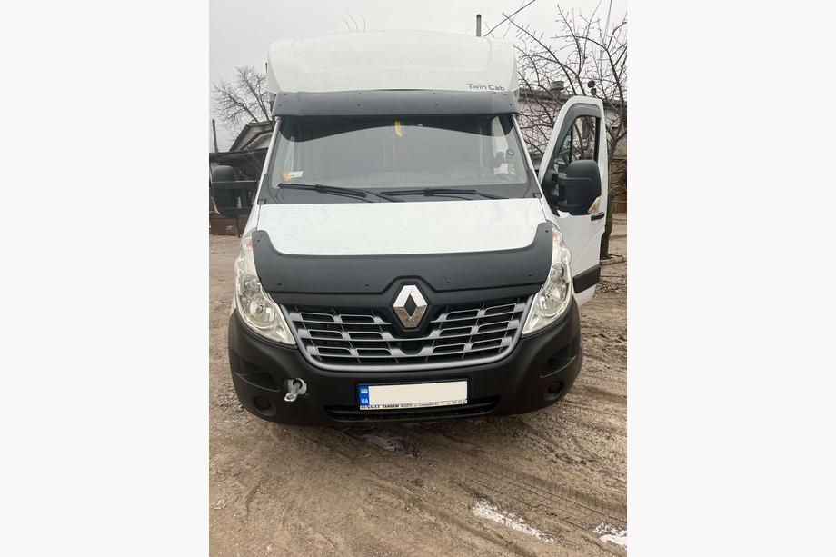 Nissan NV400 2010–2024 Forrudevisir V1 (sort højglans, 5 mm) Foto 2
