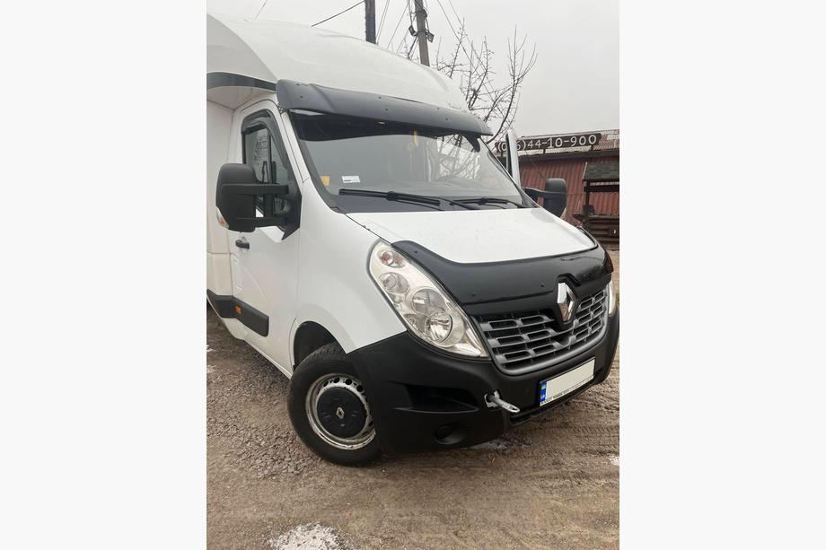 Renault Master 2011–2023 Forrudevisir V1 (sort højglans, 5 mm) Image