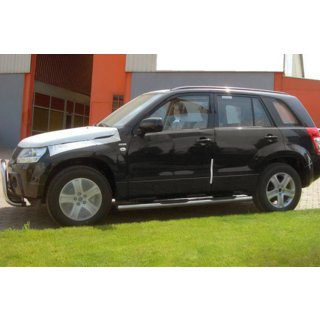 Siderør (2 stk., rustfrit stål) Suzuki Grand Vitara 2005–2017 foto 1
