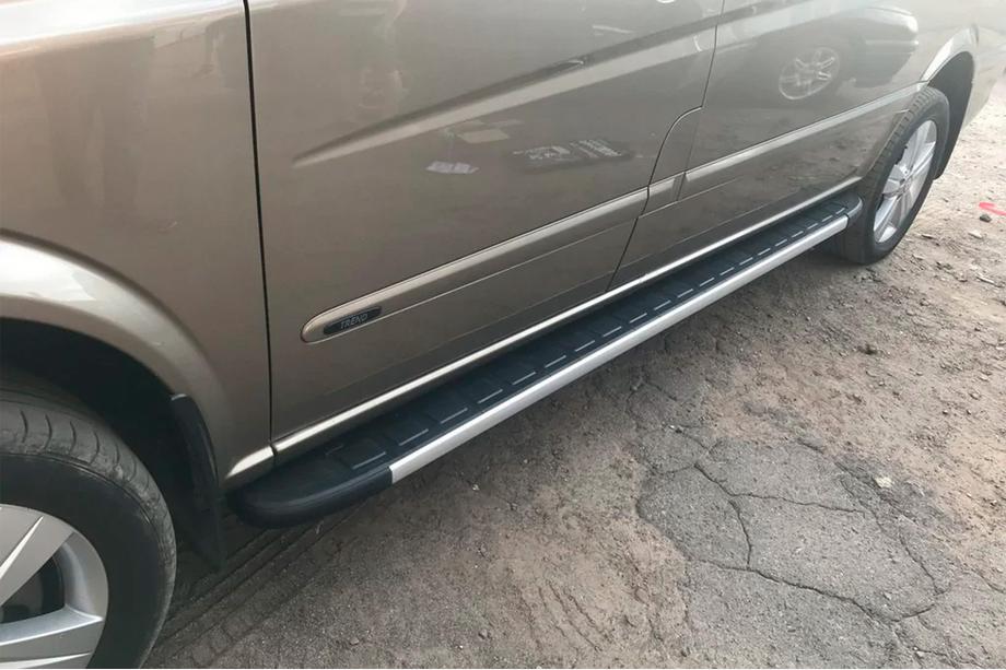Mercedes Vito W639 2004–2014 Duru sidetrin (2 stk., aluminium) Kort og mellem akselafstand Foto 4