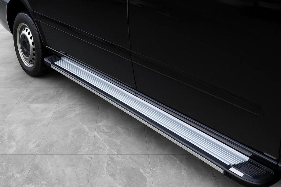 Mercedes Vito W639 2004–2014 Sidetrin Rainbow (2 stk., aluminium) Lang (ExtraLong) Image