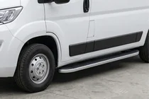 Fiat Ducato 2006–2025 Sidetrin Tayga Grey (2 stk., aluminium) foto 1
