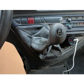 Gearknop i læder foto 3