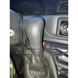 Gearknop i læder foto 1