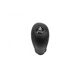 Gearknop i læder foto 2