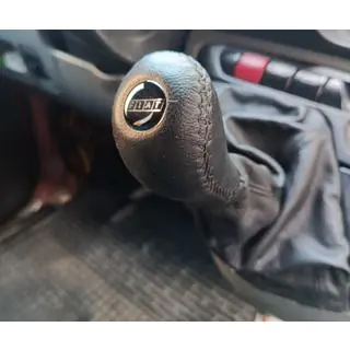 Gearknop i læder