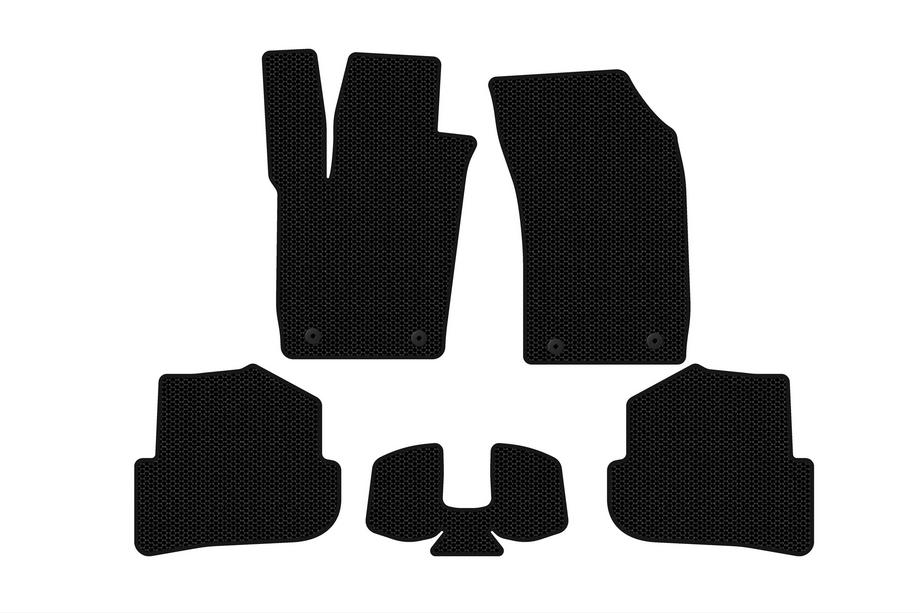 Audi A1 2010–2018 Gummimåtter Carsuit (HB, 3-dørs, sorte) Image