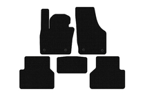 Audi Q3 2011–2019 Carsuit gummimåtter (Sorte) foto 1
