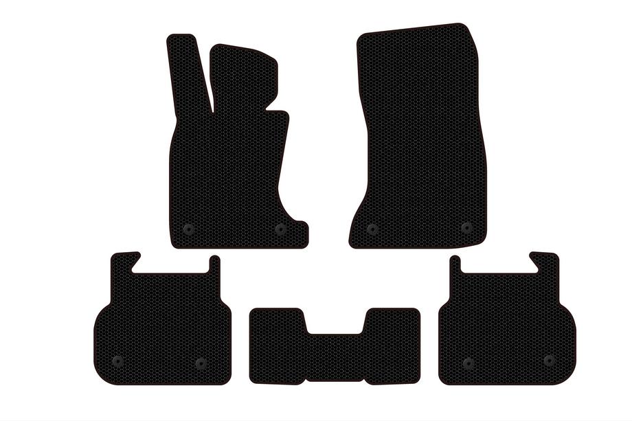 BMW 7-serie F01/F02 2008–2015 Gummimåtter Carsuit (til F01, sorte) Image