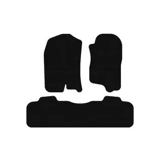 Gummimåtter Carsuit (2 rækker, 2007-2014, sorte)